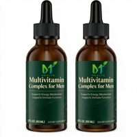 Complexe multivitaminé OEM pour hommes en gouttes, complément alimentaire, soutient la fonction immunitaire