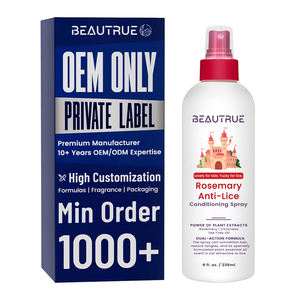 Vente flash : Spray capillaire 2 en 1, spray <span class=keywords><strong>anti</strong></span>-<span class=keywords><strong>poux</strong></span> biologique, spray <span class=keywords><strong>anti</strong></span>-<span class=keywords><strong>poux</strong></span> à la lavande OEM, hydrate et renforce les cheveux - Product Image 1