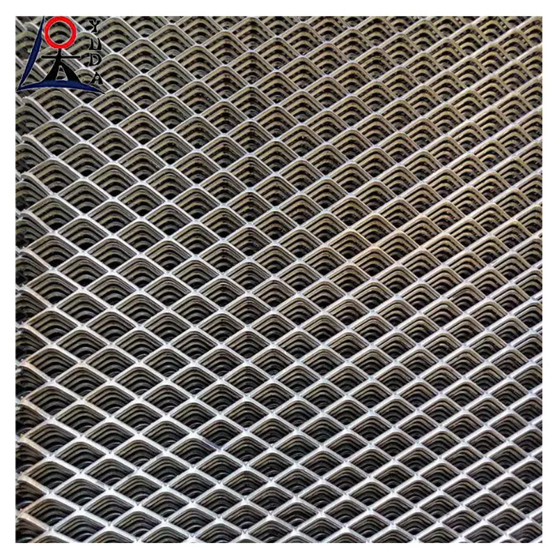 Heavy duty galvanised diamond expandable decorative fencing panels expanded metal wire mesh screen