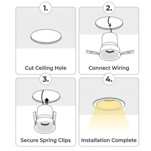 Lámpara de Techo para Hogar Inteligente Compatible con <span class=keywords><strong>Apple</strong></span> HomeKit, 12W, Espectro Completo CCT, Foco Empotrable, Downlight LED Inteligente Matter - Product Image 3