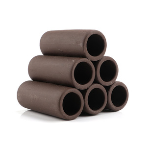 Paarse Kleipot Visbak Keramische Schedel <span class=keywords><strong>Aquarium</strong></span> Decoraties Voor Garnalen Fokken Verbergen Grot Doos En Zak Verpakking - Product Image 2