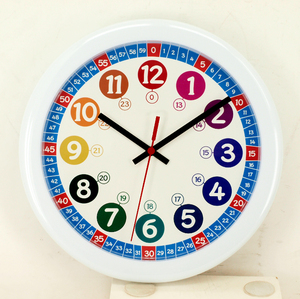 10 Inch Custom Color Printing Face Round Cheap Promotional Wall <b>Clocks</b> - Product Image 4