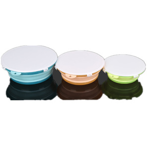 Bol à appâts pliable en silicone avec couvercle, bassin multi-usages portable et pliable pour la pêche et l'usage domestique - Product Image 4