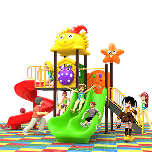 Tobogán de color personalizado, equipo de entretenimiento al aire libre, parque de atracciones, Tobogán, juego de columpio para patio trasero para niños - Product Image 1