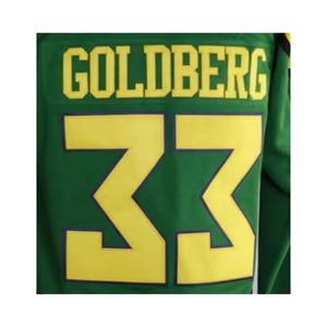 Maillot de hockey de film cousu de meilleure qualité Mighty Ducks <span class=keywords><strong>Goldberg</strong></span> - Product Image 1