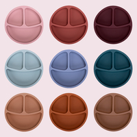 Ensemble de bols en silicone avec logo personnalisé autres produits d'alimentation de bébé, y compris vaisselle à succion cadeaux d'allaitement pour les enfants à manger