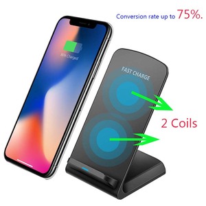 <span class=keywords><strong>Soporte</strong></span> de <span class=keywords><strong>cargador</strong></span> inalámbrico rápido para teléfono y <span class=keywords><strong>soporte</strong></span> de carga de teléfono móvil eléctrico para automóvil con tecnología de carga rápida - Product Image 4