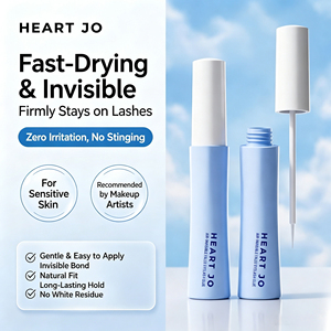 Colle à cils liquide HEART JO en gros – Fixation longue durée, douce pour la peau, application facile, séchage rapide - Product Image 1