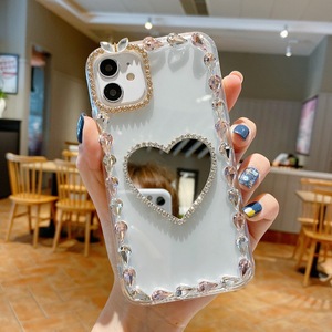Funda <span class=keywords><strong>de</strong></span> <span class=keywords><strong>maquillaje</strong></span> para teléfono móvil, carcasa transparente con espejo para iphone 13 pro 13 pro <span class=keywords><strong>max</strong></span> 2022 - Product Image 4