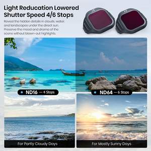 Ensemble de filtres 3-en-1 FPV Tosky, léger et pratique, accessoires de drone pour DJI Mini5 Pro - Product Image 4