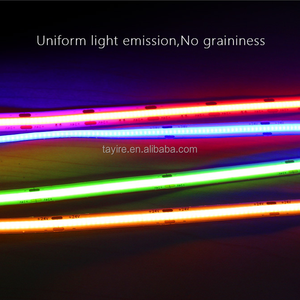 8毫米24V Cob发光二极管灯带冰蓝色红色绿色粉色黄色发光二极管景观室装饰480发光二极管/米柔性可切割智能灯带 - Product Image 2