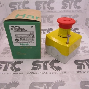 Botón Pulsador Rojo XALK178 de 40MM para PLC - Product Image 2
