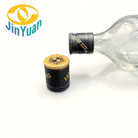 Tapas de Aluminio ROPP de Alta Precisión de 30*35 mm con Revestimiento Personalizable, Cierres Reutilizables Ecológicos para Botellas de Vodka y Whisky