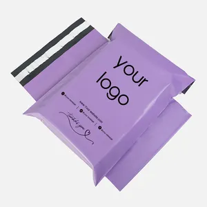 حقائب بلاستيكية للشحن وبعبارة "Custom Logo Mailers" حقائب ألومنيوم للشحن والإرسال عبر البريد لتوصيل الملابس