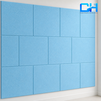 Panneau acoustique en polyester de forme hexagonale Chiheng, isolation phonique professionnelle, classe B1, ignifuge, pour traitement acoustique des salles de classe