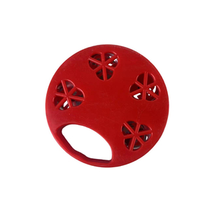 Tamburello colorato in plastica a mezza luna a due file - Product Image 2