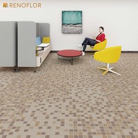 Beste Qualität Benutzer definierte selbst klebende Boden quadrate Teppich Kommerzieller Stil Tagungsraum Dekor Wasch bare Nylon bedruckte Teppich fliesen