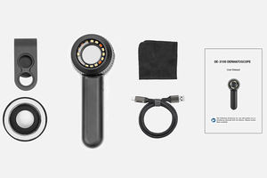 IBOOLO DE-3100 Dermoscope en métal portable Analyseur de peau électrique Machine Dermatoscope numérique - Product Image 4