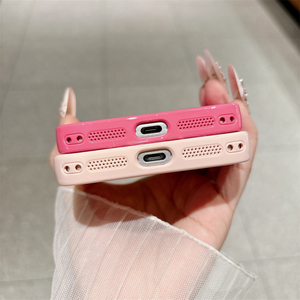 เคสโทรศัพท์อะคริลิคไล่เฉดสีแบบซัมเมอร์ 2 in 1 สำหรับ iPhone 13 14 15 16 17 pro max ป้องกันแรงกระแทก - Product Image 4