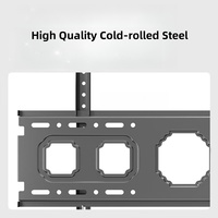 Soporte de TV de uso doméstico fácil de instalar, soporte de pared fijo para televisores de plasma LCD de pantalla plana, soportes de TV de movimiento de acero