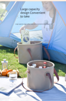 Sac d'eau pliable en promotion, seau pliable, résistant aux chocs, sans fuite, résistant et durable, réservoir de stockage d'eau