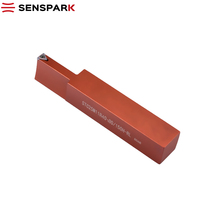 Outil de tournage CNC pour rainurage externe et frontal STC25M11R40-60/180-RL, porte-outil de rainurage triangulaire en acier à ressort