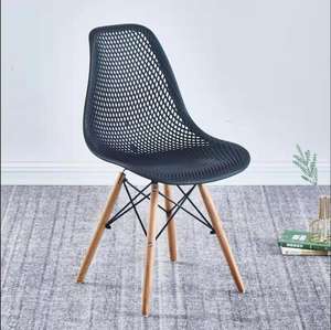 Sillas de Comedor Comerciales Apilables de Plástico PP Verde Tradicional Nórdico, Muebles de Restaurante de Plástico Colorido - Product Image 6