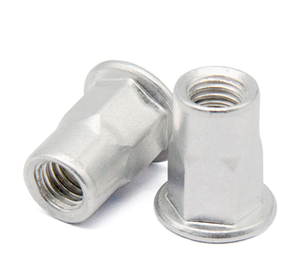 Đai Ốc Đinh Tán Bán Lục Giác Đầu Phẳng Bằng Nhôm M6 M8 - Product Image 1