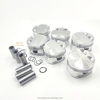 Piston de moteur en aluminium forgé 84.5mm avec anneau pour Audi VW C6 A6 A8 QUATTRO 3.0T Piston forgé