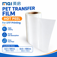 Kit de consommables DTF, film de transfert DTF PET, encre DTF, poudre thermofusible pour imprimante DTF 60 cm, impression sur t-shirts