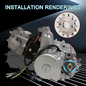 오토바이 스쿠터 ATV 먼지 자전거에 대 한 체인 버클 교체 GOOFIT 420-13T 17mm 전면 스프로킷 - Product Image 5