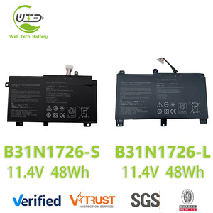 อะไหล่แบตเตอรี่แล็ปท็อป B31N1726สำหรับ <span class=keywords><strong>ASUS</strong></span> <span class=keywords><strong>TUF</strong></span> FX504 FX86 FX505 FX95 FA506 FX506 ROG G512โน้ตบุ๊คเล่นเกม G531 - Product Image 1