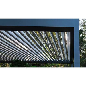 Tettoia Retrattile <span class=keywords><strong>per</strong></span> Casetta <span class=keywords><strong>da</strong></span> <span class=keywords><strong>Giardino</strong></span>/Pergola con Tetto Apribile - Product Image 6