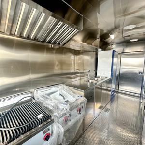 İhracat Standartlarında Ticari Mobil Yemek Kamyonu Tam Donanımlı Fast Food Römork Üreticisi - Product Image 3
