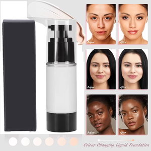 Vente en gros de <span class=keywords><strong>maquillage</strong></span> naturel liquide teint magique à changement de couleur marque privée Vegan Bronze couverture complète étanche - Product Image 4