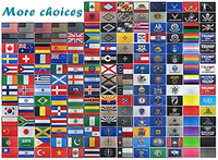 Écusson drapeau de la fierté haïtienne Écusson tactique décontracté en polyester avec conception de drapeau haïtien pour vêtements Chapeaux pour l'affichage du drapeau haïtien