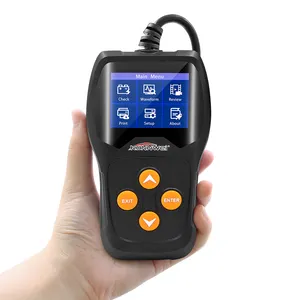 Konnwei analisador de bateria de carro, testador de bateria de carro digital de 12v kw600