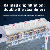 Aquarium intelligent en verre ultra-transparent avec alimentation automatique, filtration écologique et oxygénation pour salon et petite maison - All2025