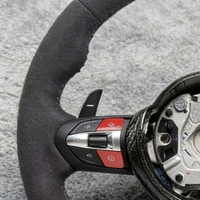 Volant en cuir suédé en fibre de carbone pour BMW M3 M5 M6 F10 F30 F35 F20 F01 E60 E86 F05 F06 E70 E90 E71 E84 E53 E60 Accessoires de voiture