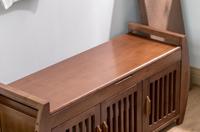Porte-chaussures en bois de bambou, petite entrée, étagères à chaussures pour armoire à la maison