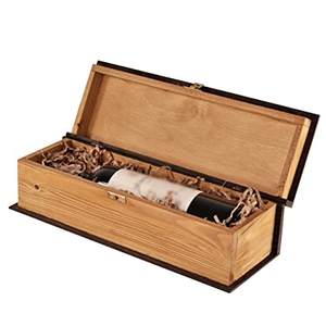 Boîte à <span class=keywords><strong>vin</strong></span> haut de gamme, boîte cadeau en bois pour une seule bouteille, pour <span class=keywords><strong>vin</strong></span>, champagne ou whisky - Product Image 2