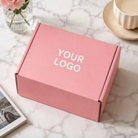 Caja de Cartón Corrugado Impresa Personalizada con Logotipo para Envíos de Comercio Electrónico, Ropa, Belleza y Regalos