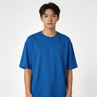T-shirt personnalisé à manches courtes pour homme, impression DTF, vêtements de marque, streetwear surdimensionné, fabriqué sur commande, 100% 260g, MOQ 1
