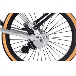 Bicicleta Dobrável Leve X6 Ultra-leve de 16 Polegadas com Três Velocidades Internas, Dobrável em Três Partes, Portátil para Adultos, Estilo Retrô Urbano, em Liga de Alumínio e Tecido - Product Image 4