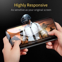 Protection d'écran en verre trempé 3D 9H, résistant aux rayures, facile à installer, compatible avec les coques, pour iPhone 16 Samsung S24