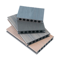 Planches de terrasse en composite bois-plastique imperméables, résistantes à l'usure, directement de l'usine