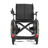 Fauteuil roulant électrique Baichen à grandes roues de 20 pouces en fibre de carbone, pliable rapidement, batterie au lithium, tout-terrain, fauteuil roulant intelligent