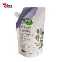 Pochette souple à bec verseur en PA/PE de qualité alimentaire pour l'emballage de nourriture pour bébé, de jus et de savon liquide, anti-fuite, imprimée sur mesure