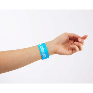 สายรัดข้อมือ AnyWristband สีสันสดใส ทำจากวัสดุ TYVEK แบบเชื่อมต่อ ขนาด 19 มม. (3/4 นิ้ว) พร้อม QR โค้ดสำหรับการเข้าชม - Product Image 3