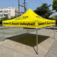 Tente de salon professionnelle en aluminium personnalisée avec logo imprimé, pour événements extérieurs, chapiteau, gazebo, auvent, carpa pop-up avec fenêtre en maille